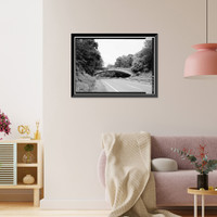 Merritt Parkway, Guinea Road Bridge, Spanning Merritt Parkway, Stamford, Fairfield County, CT, Historic Print
