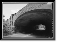 Merritt Parkway, Huntington Road Bridge, Stratford, Fairfield County, CT, Historic Reproduction