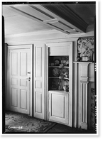 Historic Framed Print, Perry-Fairchild Homestead, West Broad Street, Stratford, Fairfield County, CT,  17-7/8" x 21-7/8"