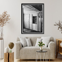 Historic Framed Print, Perry-Fairchild Homestead, West Broad Street, Stratford, Fairfield County, CT,  17-7/8" x 21-7/8"