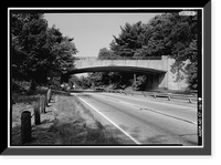 Merritt Parkway, Plattsville Road Bridge, Spanning Merritt Parkway, Trumbull, Fairfield County, CT, Vintage Poster