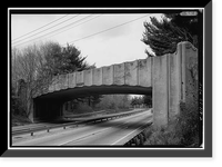 Merritt Parkway, Madison Avenue Bridge, Spanning Merritt Parkway, Trumbull, Fairfield County, CT - 2, Antique Poster