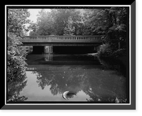 Merritt Parkway, Pequonnock River Bridge, Spanning Pequonnock River, Trumbull, Fairfield County, CT - 2 Classic, Antique Print