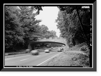 Merritt Parkway, North Avenue Bridge, Spanning Merritt Parkway, Westport, Fairfield County, CT, Historic Reproduction
