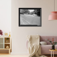 Merritt Parkway, Wilton Road Bridge, Spanning Wilton Road/Route 33 at I-41, Westport, Fairfield County, CT - 12, Vintage Print
