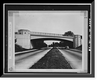 Merritt Parkway, Clinton Avenue/North Clinton Avenue Bridge, Spanning Merritt Parkway, Westport, Fairfield County, CT - 2, Antique Wall Art