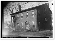 Major General Solomon Cowles House, Main Street, Farmington, Hartford County, CT, Antique Poster