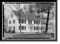Gideon Welles House, Main & Hebron Streets, Glastonbury, Hartford County, CT, Antique Print