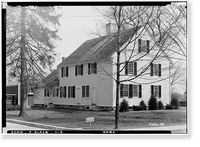 Gideon Welles House, Main & Hebron Streets, Glastonbury, Hartford County, CT - 2, Historic Print