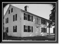 Gideon Welles House, Main & Hebron Streets, Glastonbury, Hartford County, CT - 4, Historic Print