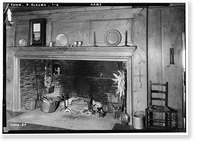 Welles-Shipman House, Station Street, South Glastonbury, Hartford County, CT - 6, Antique Print
