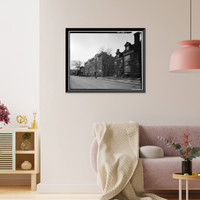 Historic Framed Print, 12-20 Morris Street (Apartments), Hartford, Hartford County, CT,  17-7/8" x 21-7/8"