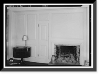 Historic Framed Print, Lieutenant William King Place, North Main Street, Suffield, Hartford County, CT,  17-7/8" x 21-7/8"