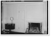 Historic Framed Print, Lieutenant William King Place, North Main Street, Suffield, Hartford County, CT,  17-7/8" x 21-7/8"