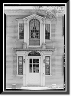 Historic Framed Print, Harvey Bissell House, 240 Main Street, Suffield, Hartford County, CT,  17-7/8" x 21-7/8"