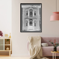 Historic Framed Print, Harvey Bissell House, 240 Main Street, Suffield, Hartford County, CT,  17-7/8" x 21-7/8"