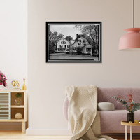 Burbank-Hatheway House, Main Street, Suffield, Hartford County, CT - 2 Classic, Historic Print
