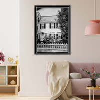 Burbank-Hatheway House, Main Street, Suffield, Hartford County, CT - 3, Historic Print
