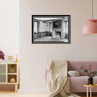 Burbank-Hatheway House, Main Street, Suffield, Hartford County, CT - 14, Historic Print