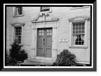 Historic Framed Print, Simeon Belden House, Wethersfield, Hartford County, CT,  17-7/8" x 21-7/8"