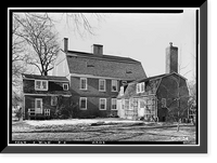 Historic Framed Print, Hezekiah Chaffee House, 108 Palisado Avenue, Windsor, Hartford County, CT - 2,  17-7/8" x 21-7/8"