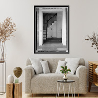 Historic Framed Print, Hezekiah Chaffee House, 108 Palisado Avenue, Windsor, Hartford County, CT - 3,  17-7/8" x 21-7/8"