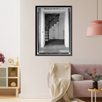 Historic Framed Print, Hezekiah Chaffee House, 108 Palisado Avenue, Windsor, Hartford County, CT - 3,  17-7/8" x 21-7/8"