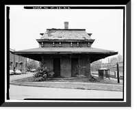 Hartford & New Haven Railroad, Depot, 35 Central Street, Windsor, Hartford County, CT - 2, Historic Print