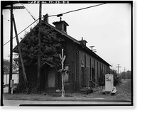 Hartford & New Haven Railroad, Freight Depot, 40 Central Street, Windsor, Hartford County, CT - 4, Antique Print