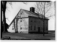 Historic Framed Print, Samuel Moore House, Station 48 - Main Street, Windsor Hill, Hartford County, CT,  17-7/8" x 21-7/8"