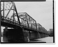 Bridge Street Bridge, Spanning Connecticut River on CT State Route 140, Windsor Locks, Hartford County, CT - 2, Historic Reproduction