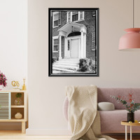 Historic Framed Print, Birds Eye Norton House, Goshen, Litchfield County, CT - 5,  17-7/8" x 21-7/8"