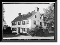 Messenger House, Harwinton, Litchfield County, CT, Historic Print