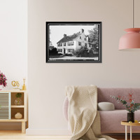 Messenger House, Harwinton, Litchfield County, CT, Historic Print