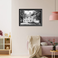 House on Center Green, Harwinton, Litchfield County, CT, Vintage Wall Art