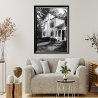 Historic Framed Print, Mills House, Kent, Litchfield County, CT - 3,  17-7/8" x 21-7/8"