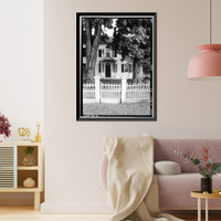 Historic Framed Print, Tolman House, Kent, Litchfield County, CT,  17-7/8" x 21-7/8"