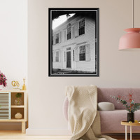 Historic Framed Print, Roberts House, Kent, Litchfield County, CT - 2,  17-7/8" x 21-7/8"