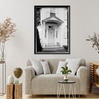 Historic Framed Print, Roberts House, Kent, Litchfield County, CT - 3,  17-7/8" x 21-7/8"