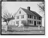 Historic Framed Print, Gerret P. Welch House, Litchfield, Litchfield County, CT,  17-7/8" x 21-7/8"