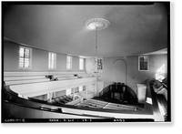 Historic Framed Print, First Congregational Church, Litchfield, Litchfield County, CT - 7,  17-7/8" x 21-7/8"