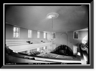 Historic Framed Print, First Congregational Church, Litchfield, Litchfield County, CT - 7,  17-7/8" x 21-7/8"
