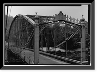Boardman's Lenticular Bridge, Spanning Housatonic River on Boardman's Road, New Milford, Litchfield County, CT - 2, Historic Reproduction