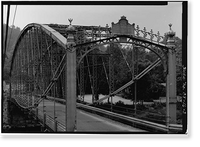 Boardman's Lenticular Bridge, Spanning Housatonic River on Boardman's Road, New Milford, Litchfield County, CT - 2, Historic Reproduction