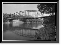 Boardman's Lenticular Bridge, Spanning Housatonic River on Boardman's Road, New Milford, Litchfield County, CT - 5, Antique Print