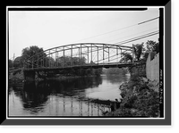 Boardman's Lenticular Bridge, Spanning Housatonic River on Boardman's Road, New Milford, Litchfield County, CT - 6, Antique Wall Art