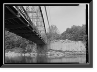 Boardman's Lenticular Bridge, Spanning Housatonic River on Boardman's Road, New Milford, Litchfield County, CT - 7 Classic, Antique Print