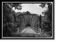Lover's Leap Lenticular Bridge, Spanning Housatonic River on Pumpkin Hill Road, New Milford, Litchfield County, CT - 3, Vintage Wall Art