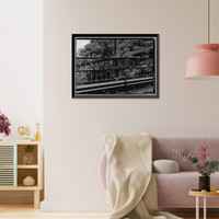 Lover's Leap Lenticular Bridge, Spanning Housatonic River on Pumpkin Hill Road, New Milford, Litchfield County, CT - 9, Historic Print