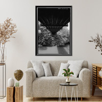 Lover's Leap Lenticular Bridge, Spanning Housatonic River on Pumpkin Hill Road, New Milford, Litchfield County, CT - 10, Antique Wall Art